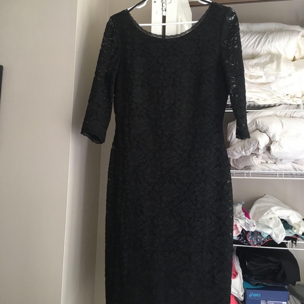 Eliza J Black Lace Dress, size 10